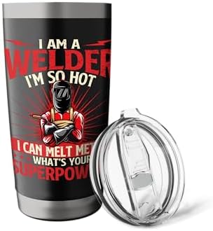 I Am A Welder What's Your Superpower - Welding Ironworker Stainless Steel Insulated Tumbler