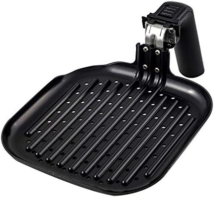 Nuwave 6-Qt Brio Digital Air Fryer Grill Pan Accessory, Indoor Grill