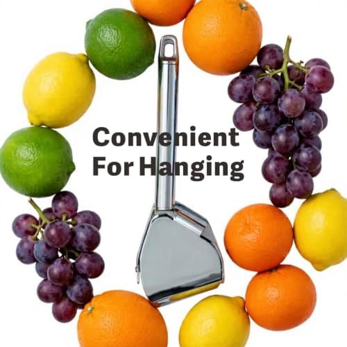 Citrus Squeezer, Stainless Steel Lemon Squeezer with hanging holes