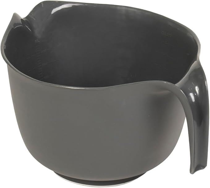 Glad Mixing Bowl with Handle – 3 Quart | Heavy Duty Plastic with Pour Spout and - Image 5