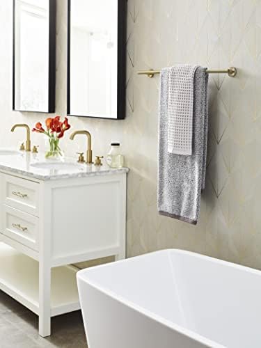 Amerock Arrondi 24" Golden Champagne Towel Bar
