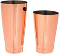 Barfly Shaker Cocktail Tin, Set (18 oz and 28 oz), Copper