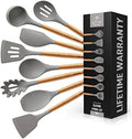 Zulay Kitchen 8 Piece Silicone Utensil Set