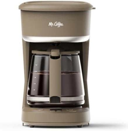 Mr. Coffee® 12 Cup Programmable Coffee Maker with Strong Brew Mode, Auto-Pause, Chai Cream