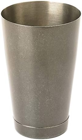 Barfly Cocktail Tin, Small 18 oz (532 ml), Vintage Black