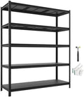 VEVOR Garage Shelving, 5-Tier Adjustable Storage Shelves, 3000 lbs Heavy Duty Garage Shelves, Metal Utility Rack Shelf for Garage Workshop Warehouse Basement, 59.49" W x 20.55" D x 71.38" H