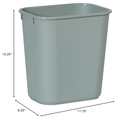 Rubbermaid Commercial Products Deskside Wastebasket/Trash Can, - Image 3