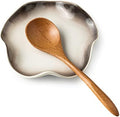 Miamolo Spoon Rest for Stove Top Cute Coffee Spoon Holder with Ruffled Edge