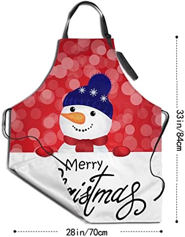 Giwawa Apron Unisex Resistant 33 x 28 inches with 2 Pockets Cooking Kitchen Aprons Suitable for BBQ Grill Drawing Haircut