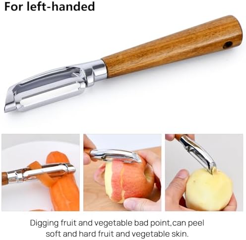 Left Handed Kitchen Scissors Shears，Can Opener, Peeler Set (3 in 1)