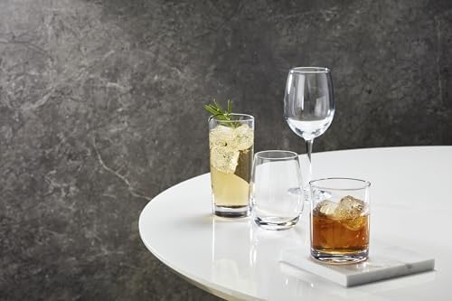 Oneida 897848 5 Oclock Double Old Fashioned Glasses, Set Of 4