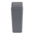 Plastic Waste Bin with Swing Lid, 14 Liter Garbage Can, 1 Pack by Unknown