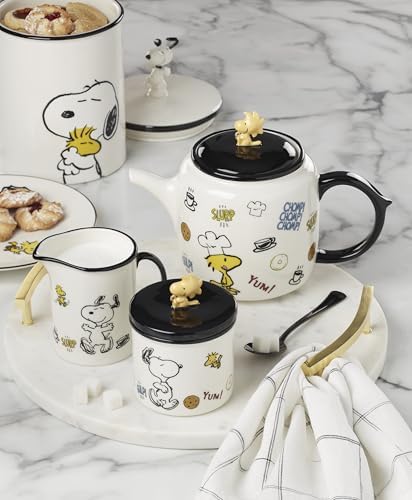 Lenox Chef Snoopy Porcelain Sugar and Creamer Set