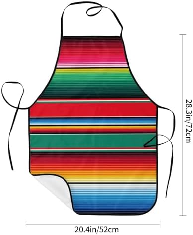 Sigouyinei Waterproof Kitchen Apron For Women Men Soft Bib Work With Pocket