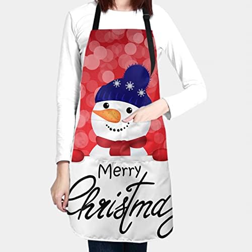 Giwawa Apron Unisex Resistant 33 x 28 inches with 2 Pockets Cooking Kitchen Aprons Suitable for BBQ Grill Drawing Haircut