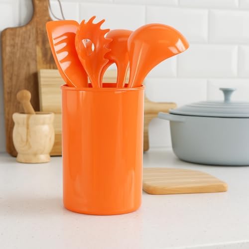 Calypso Basics by Reston Lloyd Plastic Utensil Holder, Orange
