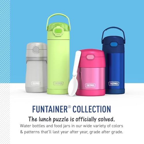 THERMOS BABY 10 ounce Stainless Steel Vacuum Insulated Straw Bottle, Mint