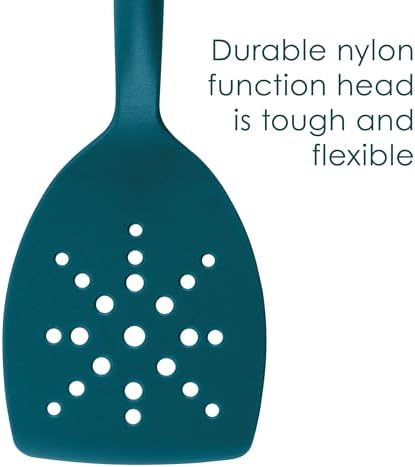 Rachael Ray Gadgets Lazy Tools Nonstick Kitchen/Cooking Utensil Set, 6 Piece, Teal