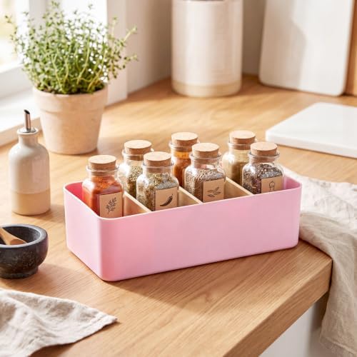 2 Pack Seasoning Packet Organizer Spice Storage Organizer, Pink