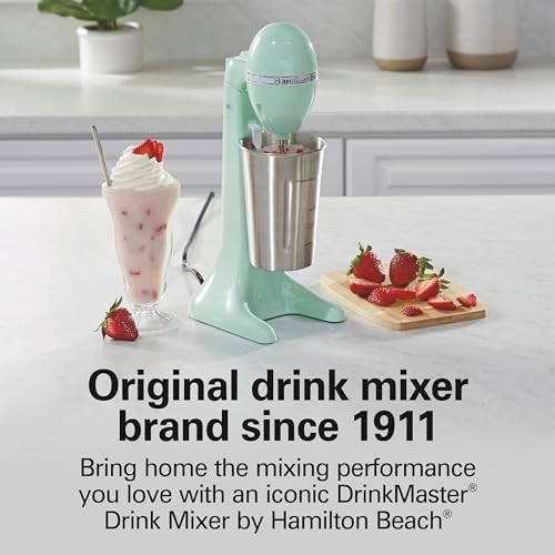 Hamilton Beach DrinkMaster Retro Milkshake Maker & Electric Drink Mixer