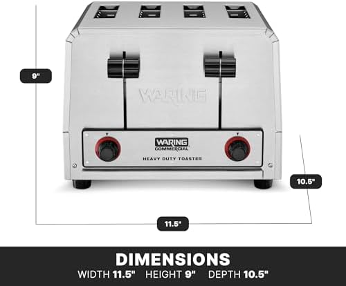 Waring 4-Slot Toaster with 240 Slices an Hour