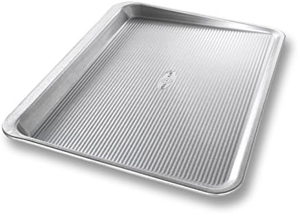USA Pan Bakeware Aluminized Steel Cookie Scoop Pan, Large