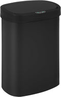 BestOffice Black Plastic Touch Free High-Capacity Garbage Can by BestOffice