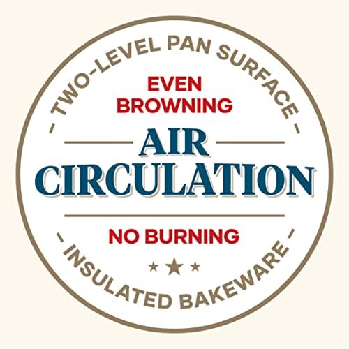 Farberware GoldenBake Nonstick Bakeware Cookie/Baking Sheet Pan Set, 2 Piece, Gray
