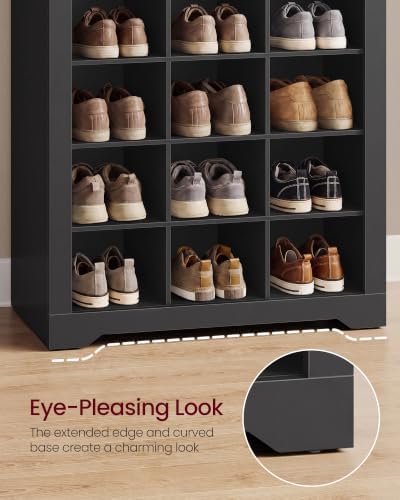 VASAGLE Tall Shoe Storage Cabinet, 10‑Tier, Holds Up to 30 Pairs of Shoes