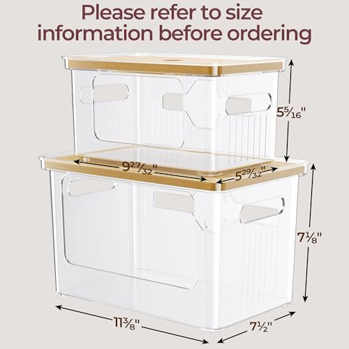 Delamu 2 Pack (XL+S) Trash Bag Dispenser, Stackable Garbage Bag Holder