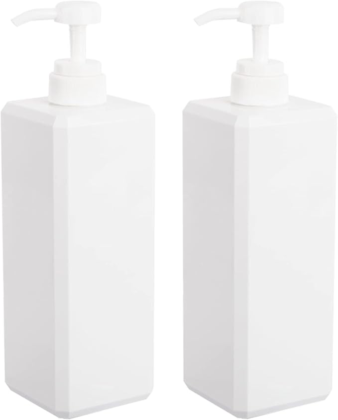Pump Bottle, Refillable Plastic Empty Lotion Soap Dispenser Liquid Container by JiatuA