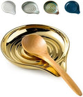 LAUCHUH Ceramic Spoon Rest for Stove Top, Spoon Holder for Countertop