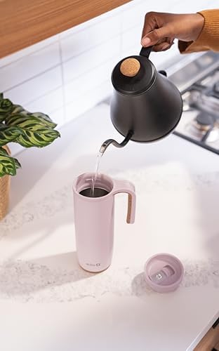 Ello Magnet 18oz Insulated Stainless Steel Travel Mug with Handle, Sonoma