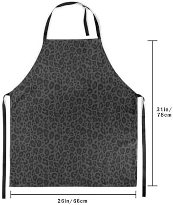 Castle Fairy Black Chef Apron Waterproof Aprons for Cooking Baking Painting
