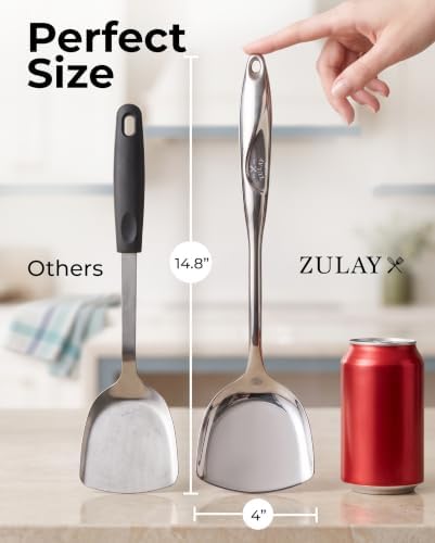 Zulay Kitchen Stainless Steel Wok Spatula