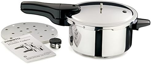 Presto 01341 4-Quart Stainless Steel Pressure Cooker