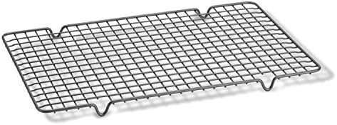 Anolon Advanced Nonstick Bakeware Cooling Grid / Baking Rack - 10 Inch x 16 Inch, Gray (Pack of 6)