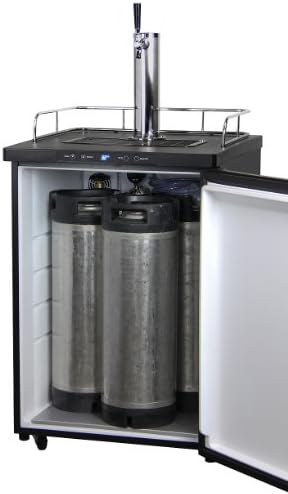Kegco ICK30S-1 Digital Javarator Cold-Brew Coffee Dispenser - Black/Stainless Steel