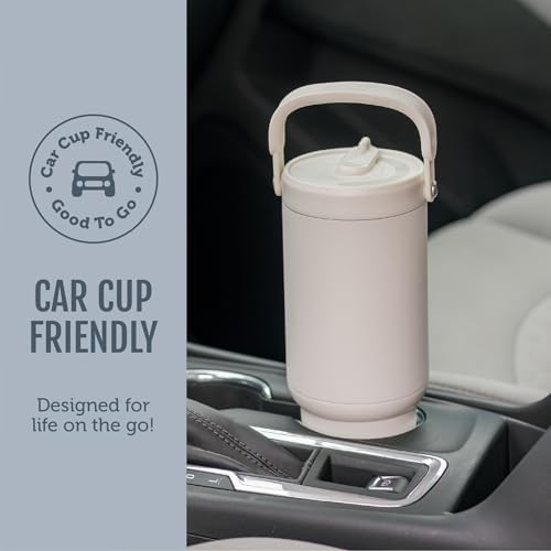 Ello Oasis Go+ 26oz Insulated Stainless Steel Tumbler with Straw, Horizon