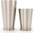 Barfly Cocktail Shaker Set with Weighted Bottom, Deluxe 18 and 28 oz, Stainless Steel