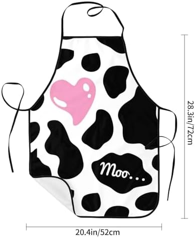 Sigouyinei Waterproof Kitchen Apron For Women Men Soft Bib Work With Pocket