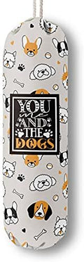 Funny You Me & The Dogs, Grocery Bags Holder Organizer For Shopping Bags, Wall Mount Plastic Bags Storage Container Dispensers, Gift For The Preferred Family And Friends