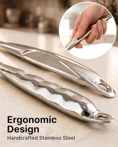 Zulay Kitchen Stainless Steel Slotted Spoon