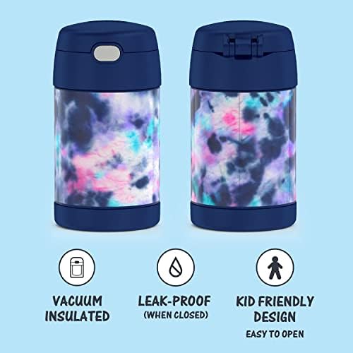 THERMOS FUNTAINER Food Jar with Spoon, 16oz, Tie Dye