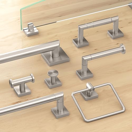 Gatco 5641 Glam Too 18" L Towel Bar, Satin Nickel