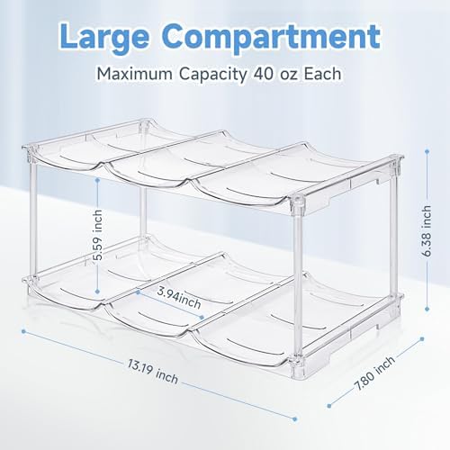 spospo Stackable Water Bottle Organizer for Stanley 40 oz Tumbler