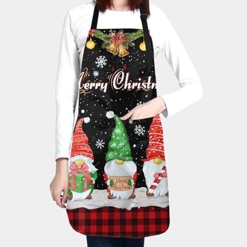 Giwawa Apron Unisex Resistant 33 x 28 inches with 2 Pockets Cooking Kitchen Aprons Suitable for BBQ Grill Drawing Haircut