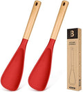 Badiano Silicone Cooking Spoon for Nonstick Cookwares, Multi-function,13.4"