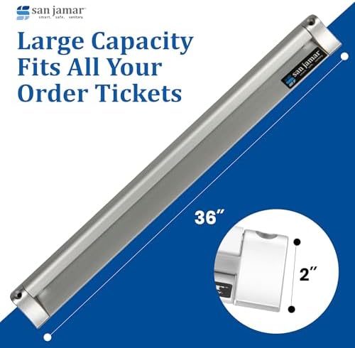 San Jamar Check Slide Rack 36"