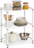 Honey-Can-Do 3-Tier White Wire Shelf, NSF, 250 lb/Shelf, 14x24x30 in